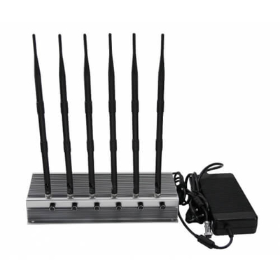 6 안테나 무선 신호 전파 교란기, CDMA 2G 3G 4G 와이파이 신호 전파 교란기 장치
