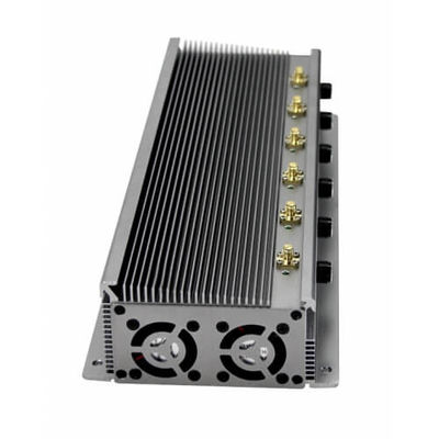 품질  GPS WiFi VHF UHF Radio Frequency Jammer High Power 6 Antennas , 15 Watt Out Put 공장