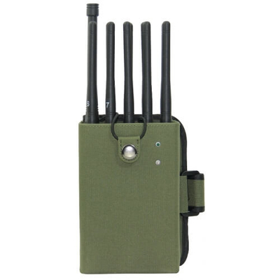 포켓용 8 밴드 셀룰러 신호 전파 교란기 UHF VHF 로작 블로커 3-5M 범위